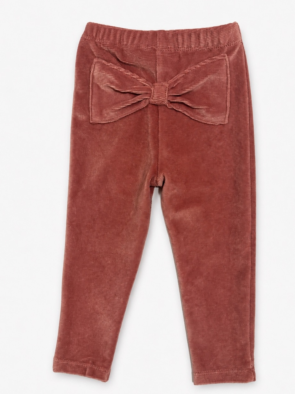 Juicy Couture Girls' Rosewood Corduroy Leggings with Back Bow